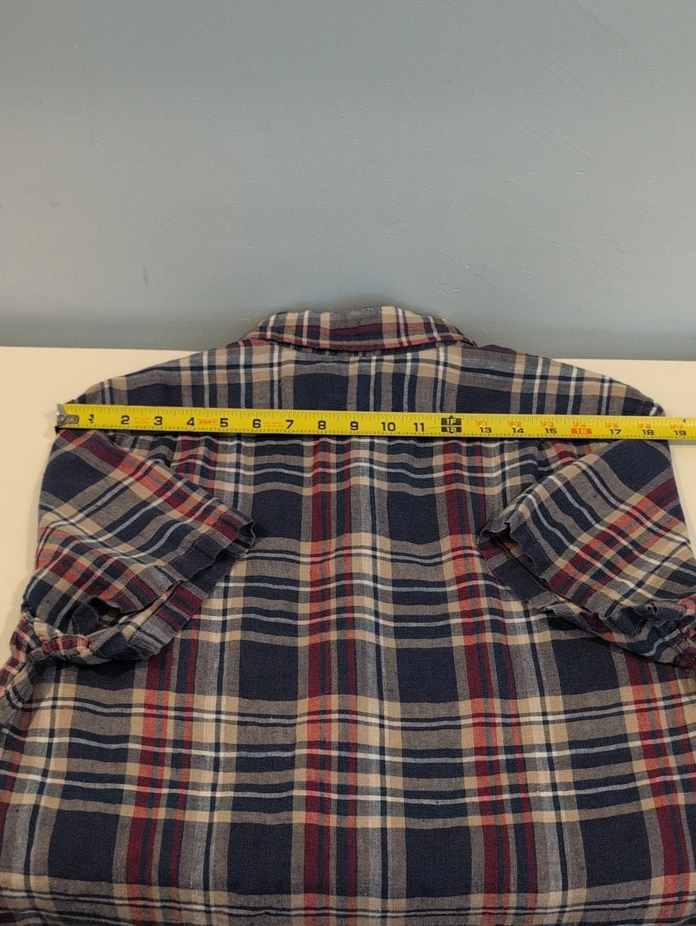 J. Crew Mens Large Slim Linen-Cotton Short Sleeve Button Down Shirt Style #A0560